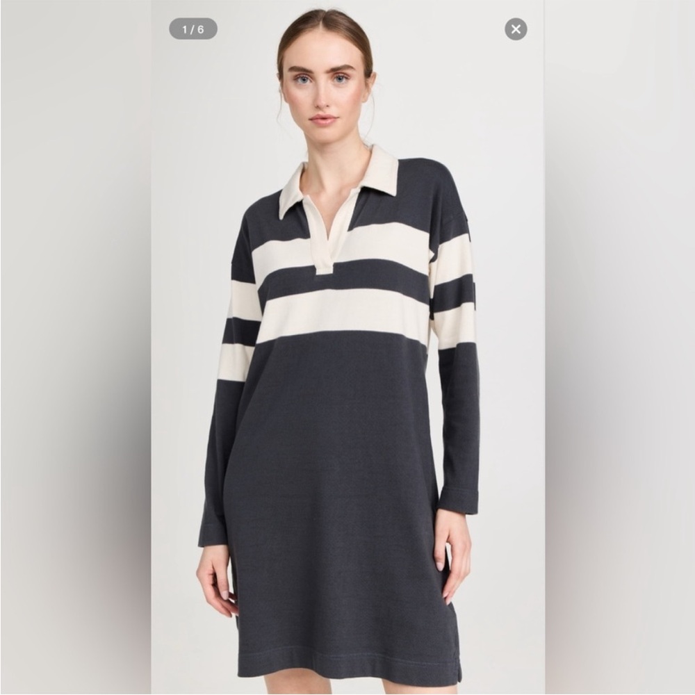 Faherty Sport Jersey Rugby Polo Dress